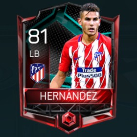 Lucas Hernández 81 OVR Fifa Mobile La Liga Rivalries Player