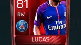 Lucas Moura 81 OVR Fifa Mobile Base Elite Player