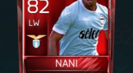 Luís Nani 82 OVR Fifa Mobile Base Elite Player