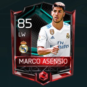 Marco Asensio 85 OVR Fifa Mobile La Liga Rivalries Player