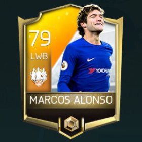 Marcos Alonso 79 OVR Fifa Mobile TOTW Player