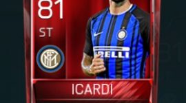 Mauro Icardi 81 OVR Fifa Mobile Base Elite Player