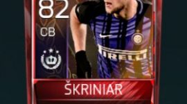 Milan Škriniar 82 OVR Fifa Moile Tournament Player