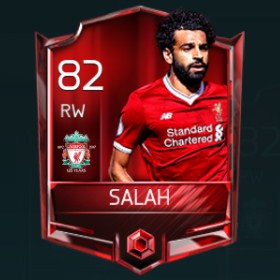 Mohamed Salah 82 OVR Fifa Mobile Base Elite Player
