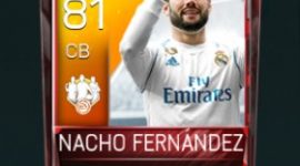 Nacho Fernández 81 OVR Fifa Mobile TOTW Player