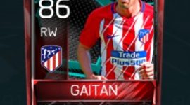 Nicolás Gaitán 86 OVR Fifa Mobile La Liga Rivalries Player