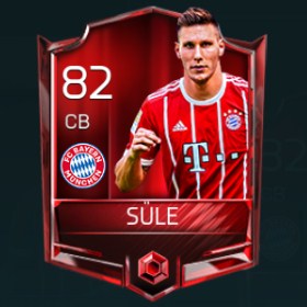 Niklas Süle 82 OVR Fifa Mobile Base Elite Player