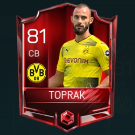 Ömer Toprak 81 OVR Fifa Mobile Base Elite Player