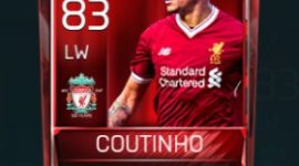 Philippe Coutinho 83 OVR Fifa Mobile Base Elite Player