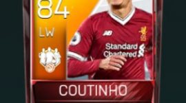 Philippe Coutinho 84 OVR Fifa Mobile TOTW 6