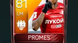 Quincy Promes 81 OVR Fifa Mobile TOTW Player