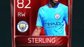 Raheem Sterling 82 OVR Fifa Mobile Base Elite Player