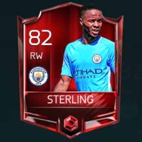 Raheem Sterling 82 OVR Fifa Mobile Base Elite Player