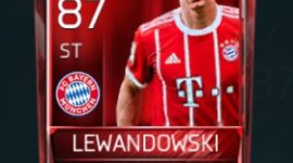 Robert Lewandowski 87 OVR Fifa Mobile Base Elite