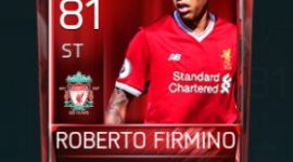 Roberto Firmino 81 OVR Fifa Mobile Base Elite Player