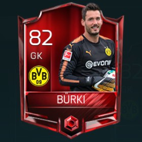 Roman Bürki 82 OVR Fifa Mobile Base Elite Player