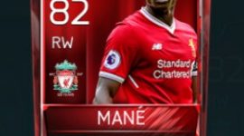 Sadio Mané 82 OVR Fifa Mobile Base Elite Player