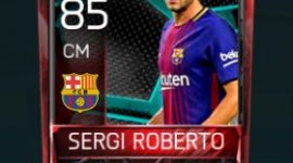 Sergi Roberto 85 OVR Fifa Mobile La Liga Rivalries Player