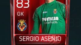 Sergio Asenjo 83 OVR Fifa Mobile Base Elite Player