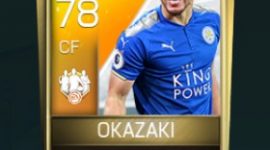 Shinji Okazaki 78 OVR Fifa Mobile TOTW Player