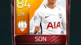 Son Heung-min 84 OVR Fifa Mobile TOTW Player