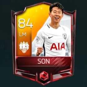 Son Heung-min 84 OVR Fifa Mobile TOTW Player