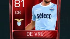 Stefan de Vrij 81 OVR Fifa Mobile Base Elite Player