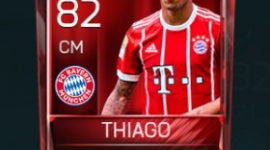 Thiago Alcântara 82 OVR Fifa Mobile Base Elite Player