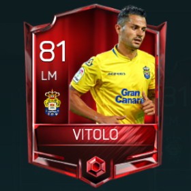 Vitolo 81 OVR Fifa Mobile Base Elite Player