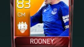 Wayne Rooney 83 OVR Fifa Mobile TOTW 6