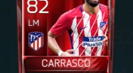 Yannick Ferreira Carrasco 82 OVR Fifa Mobile Base Elite Player