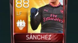 Alexis Sánchez 88 OVR Fifa Mobile TOTW Player