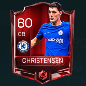 Andreas Christensen 80 OVR Fifa Mobile Base Elite Player