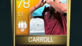 Andy Carroll 78 OVR Fifa Mobile TOTW Player