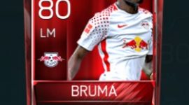 Bruma 80 OVR Fifa Mobile Base Elite Player