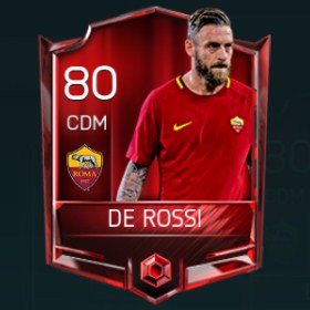 Daniele De Rossi 80 OVR Fifa Mobile Base Elite Player