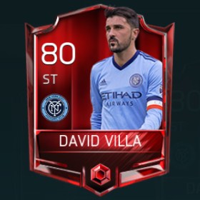 David Villa 80 OVR Fifa Mobile Base Elite Player