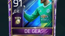 David de Gea 91 OVR Fifa Mobile TOTY Player