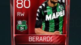 Domenico Berardi 80 OVR Fifa Mobile Base Elite Player