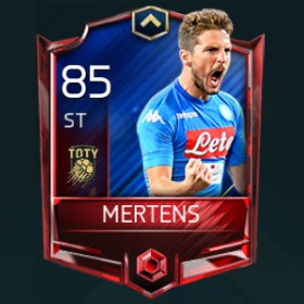Dries Mertens 85 OVR Fifa Mobile TOTY Player
