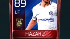 Eden Hazard 89 OVR Fifa Mobile TOTY Player