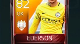 Ederson Moraes 82 OVR Fifa Mobile TOTW Player