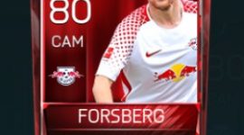 Emil Forsberg 80 OVR Fifa Mobile Base Elite Player