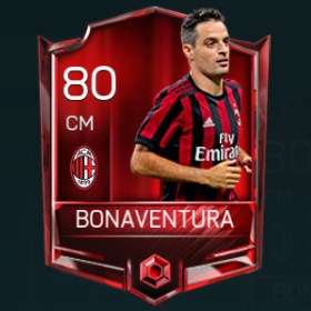Giacomo Bonaventura 80 OVR Fifa Mobile Base Elite Player