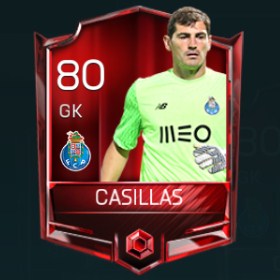 Iker Casillas 80 OVR Fifa Mobile Base Elite Player