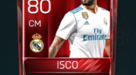 Isco 80 OVR Fifa Mobile Base Elite Player