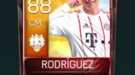 James Rodríguez 88 OVR Fifa Mobile TOTW Player