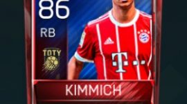 Joshua Kimmich 86 OVR Fifa Mobile TOTY Player