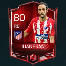Juanfran 80 OVR Fifa Mobile Base Elite Player