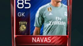 David Alaba 84 OVR Fifa Mobile TOTY Player